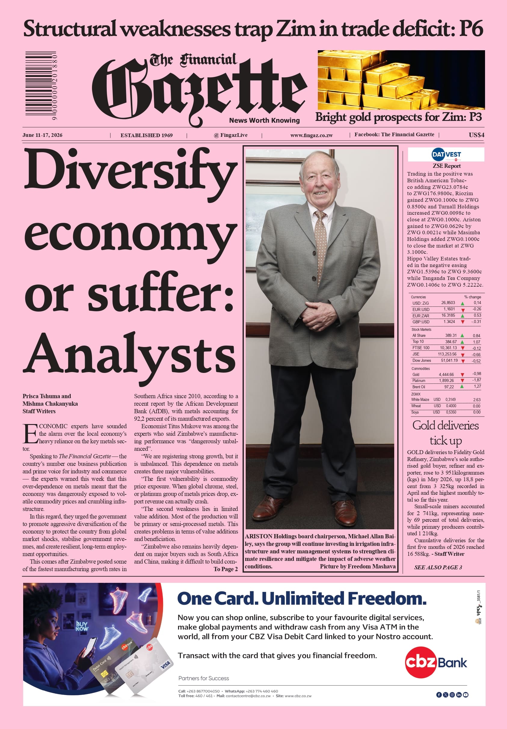 Thursday 11 June 2026